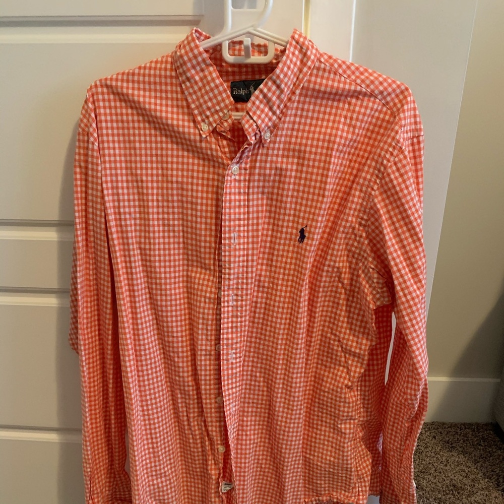 Size large polo button down